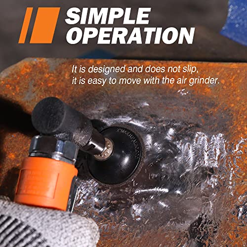 WP WORKPAD Air Die Grinder Set, Straight/Angled Air Die Grinder Kit with 1/4 and 1/8 inch Collets, Pneumatic Tools 2PCS WP WORKPAD