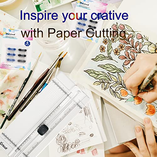 VIKDOOK Paper Cutter Replacement Blade for Cricut Portable Trimer 12” 13” Roller Holder Cutter Replace Cutting Scoring Blade for Cricut Timmer VIKDOOK