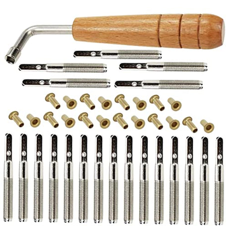 SUPVOX Omnichord 1 Set combination wrenches lyre peg lyre tuning peg lyre tuning pin lyre harp tuning Wood Lyre Harp Part Zither Pin Fixing for Harp SUPVOX