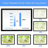 Rechargeable Light Box for Tracing Board Portable Cordless Light Pad Drawing A4 LED Trace Lights, Golspark Wireless Battery Operated Copy Board GOLSPARK