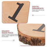 LUOEM 10pcs 1-10 Wedding Table Numbers Hanging Wood Slice Wedding Table Centerpieces for Arts Crafts Wall Decor Wedding DIY Projects LUOEM