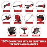 2Pack DSANKE CMCB204 3.0Ah 20V Lithium-ion Battery Replacement for Craftsman V20 Battery CMCB204 CMCB204-2 CMCB202 CMCB202-2 CMCB201 Craftsman V20 C DSANKE C