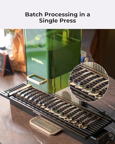 xTool F1 Slide Extension for F1 only, Expand The Laser Engraving Area to 115 * 400mm, Longer Laser Engraving and Cutting for Laser Engraver, 5 Clamps xTool