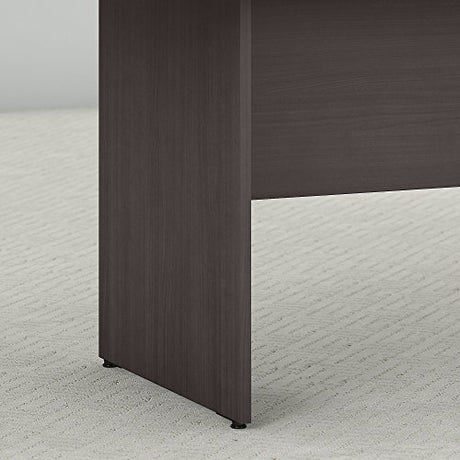 Bush Business Furniture Conference Table for 8-10 People | Boat Shaped 10 FT Engineered Wood Meeting Desk with Wooden Base for Office Boardrooms, Bush Business Furniture