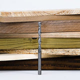 SpeTool Spiral Router Bits with UpCut 4 inch Extra Long1/4 inch Cutting Diameter 2 inch Cutting Length CNC Router Bit Carving Tool SpeTool