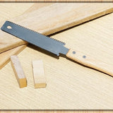 Double Edge Handsaw with 6-Inch Flexible Blade, Double Edge Pull Saw TPI 17/14, Small Double Edge Handsaw for Woodworking, PVC Pipe Cutting and DIY JTZXJJX