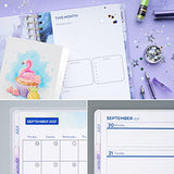 Arteza Academic Planner Bundle, Includes 9 x 7 Inches Planner, 6 x 8 Inches Lined Journal, and 2 Sticker Sheets, Office Supplies and College ARTEZA