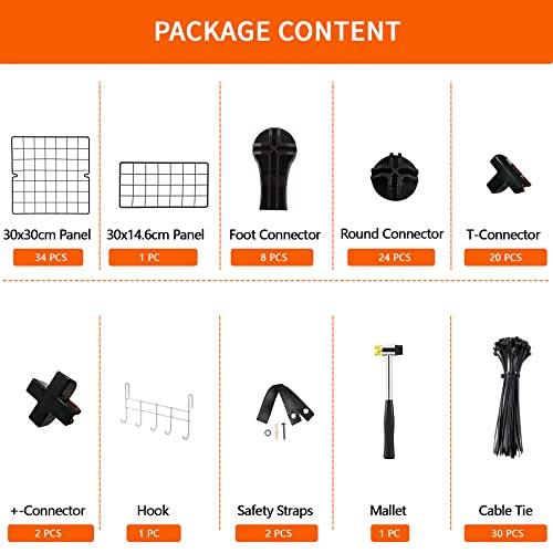 AWTATOS Closet Organizer, Wire 8 Cube Storage Organizer, DIY Portable Closet Clothes Organizers Storage Shelves with Partition, Cubby Shelving for AWTATOS