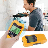 5 in 1 Stud Finder Sensor, SH402 Stud Finder Wall Scanner Detector Portable Electronic Detector with LED Display and Audio Alarm Handheld Stud HOTBEST
