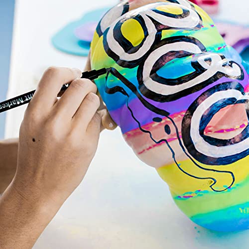 Acrylic Paint Pens for Rock Painting,Set of 24 Extra Fine Point Non-toxic Acrylic Paint Pen Paint Markers for Stone,Ceramic,Glass,Wood,Canvas,Fabrics JanFeel