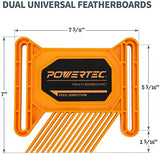 POWERTEC 71551V Safety Kit - Featherboard, Push Block and Push Stick, 3 PK POWERTEC