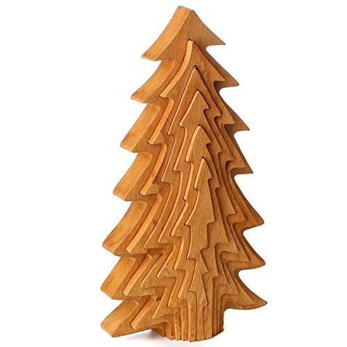 Factory Direct Craft Incredible Collapsible 3D Wood Trees for Christmas Decorations, Holiday Displays or Small Tabletop Tree Factory Direct Craft
