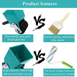 Msfullsea Portable Glue Applicator Roller 180ml Glue Roller Woodworking DIY Handheld Adhesive Roller with Flow Control Switch (3in) Msfullsea