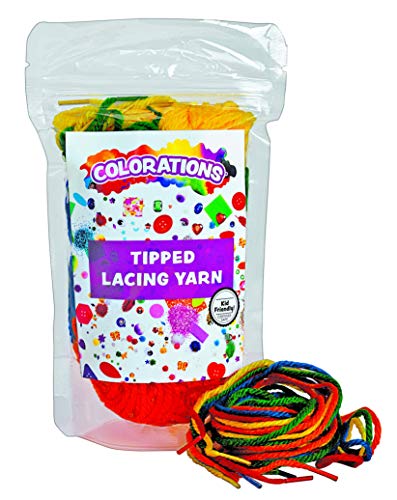 Colorations Yarn - Tipped Lacing Yarn - 100 Pieces