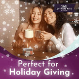 DIY Gift Kits 49-Piece Soy Candle Making Kit | Makes 14 Candles | 3 Pure Essential Oils, Soy Wax, Pouring Pot & More | DIY Starter Kit | Scented DIY Gift Kits