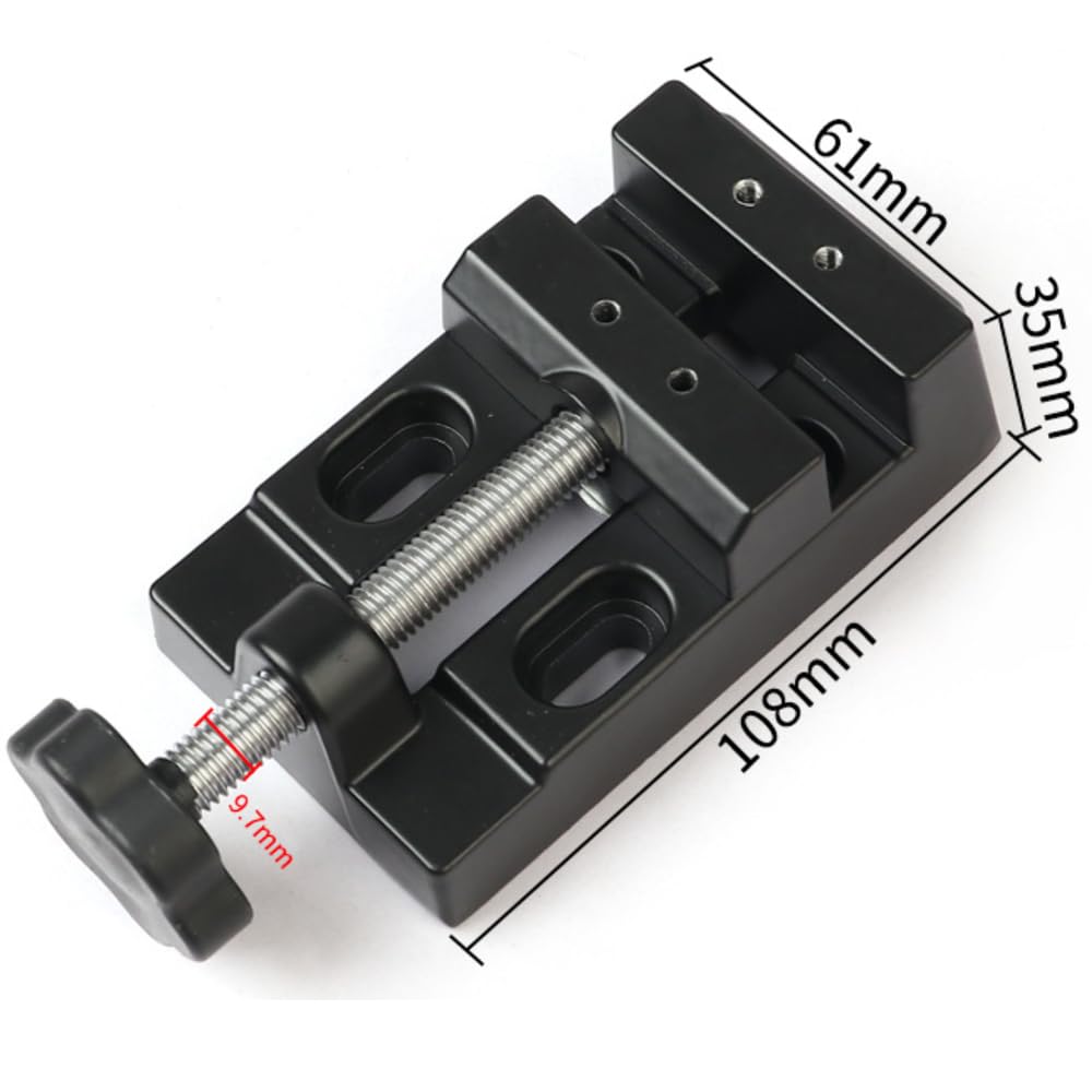 Electric Mini Drill Press, Precision Benchtop Drill Press, Two-way Hand Drill Press, 7 Speed Drilling Machine with B10 Chuck & Drill Vise, Portable Mefape