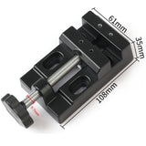 Electric Mini Drill Press, Precision Benchtop Drill Press, Two-way Hand Drill Press, 7 Speed Drilling Machine with B10 Chuck & Drill Vise, Portable Mefape