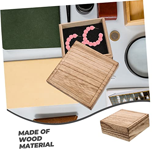 NOLITOY 3pcs Box Vintage Wooden Jewelry Box Wooden Jewelry Organizer Wood Jewelry Container Unfinished Wood Treasure Vintage Jewelry Case Wood NOLITOY