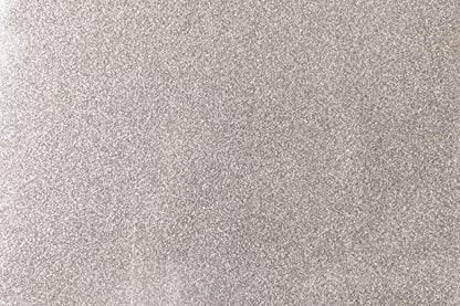 Cricut Glitter Iron On Vinyl Sheets, 12" x 19", DIY Supplies, HTV Rolls - Silver - WoodArtSupply