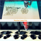 12 Pack 1/8 inch Basswood Sheets 12x12 Square 3mm Plywood Sheets Unfinished Wood Sheets Bass Wood Plywood for Laser Cutting Crafts Mini House ZOEYES