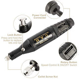 Toolly 108 Pcs Engraving Tool Kit, Multi-Functional Electric Corded Micro Engraver Etching Pen DIY Rotary Tool for Jewelry Glass Wood Metal Ceramic Toolly