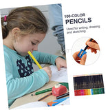 COHEALI 100 72 Color Pencils Color Pencils for Kids Colored Pencils Painting Pencils Sketching Pencils Beginner Pencils Kit Drawing Pencils Water COHEALI
