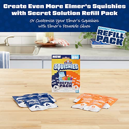 Elmers Squishies DIY Squishy Toy Kit, 2 Count Mystery Characters