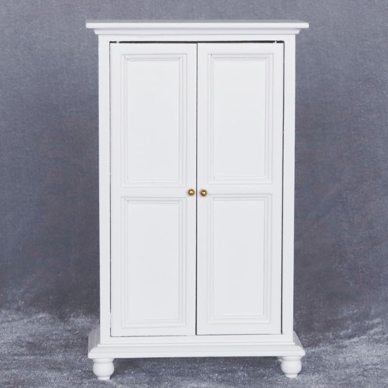 AirAds Dollhouse 1:12 Miniature Furniture Legs Bookcase Hutch Legs Unfinished Wood (Set 4pcs) Air-Ads Supplies