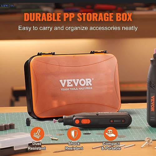 VEVOR 357PCS Rotary Tool Accessories Kit, 1/8 Diameter Shank Power Rotary  Tool Accessories Set, Universal Fitment Electric Tool Accessories for  Carving, Sanding, Cutting, Drilling, Cleaning, Grinding