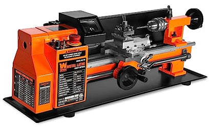 WEN 7-by 16-Inch Benchtop Metal Lathe, Variable Speed, Two Direction (ML716)