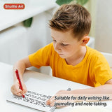 Shuttle Art Ballpoint Pens, 24 Pack Colored Retractable Black Ink Ball Point Pens, Cute Pens 1.0mm Medium Point Quick Drying for Writing Journaling Shuttle Art