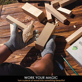 BeaverCraft BW10 Basswood Carving Blocks Set Bass Wood S14 Wood Carving Tools Set Wood Whittling Kit Wood Carving Kit Wood Carving Hook BeaverCraft