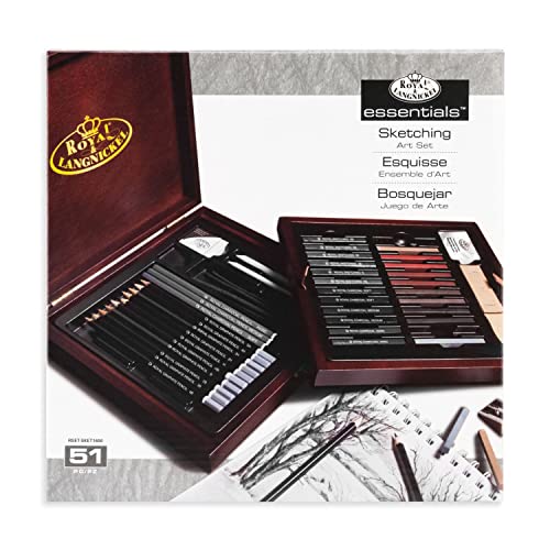 Royal & Langnickel RSET-SKET1600 Premier Sketch Pencil Art Set, 51-Piece - WoodArtSupply