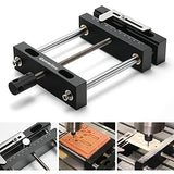 Genmitsu Aluminum Bench Vise Clamp DIY Desktop Worktable Vise Clamp for CNC 3018-PRO/PROVer/PROVer Mach 3/MX3/PROVER XL 4030, 10.2" x 5.5"x 1.6", Genmitsu