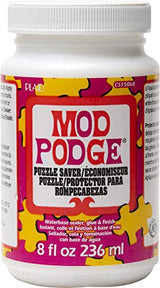 Mod Podge Puzzle Saver (8-Ounce), CS15068, White Mod Podge