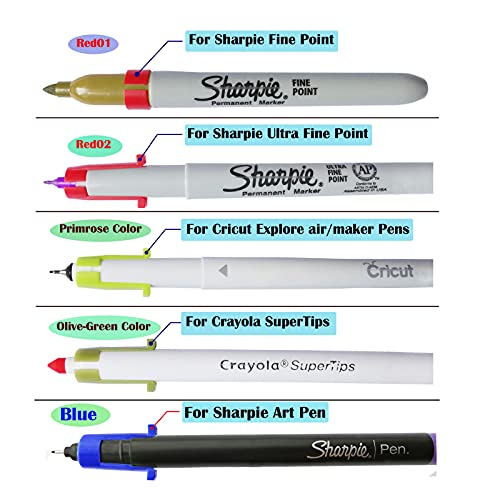 DESMOR Adapter Set Compatible with Sharpie for Cricut (Explore Air