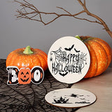 24 Pack 8 Inch Wooden Circles for Crafts 0.2" Thick Unfinished Round Wood Slices Natural Rounds Wooden Cutouts Blank Round Wood Discs for DIY Crafts AWIZOM