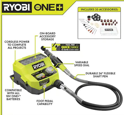 Ryobi 18V Rotary Tool Station - WoodArtSupply