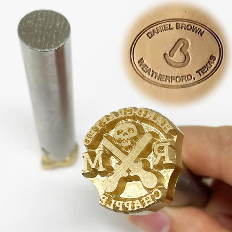 Custom Leather Branding Tool by ZOECRAFTSUPPLY - Durable Brass Stamp for Embossing and Personalisation ZOECRAFTSUPPLY