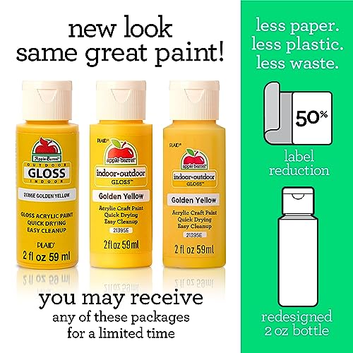 Apple Barrel Gloss Acrylic Paint in Assorted Colors (2-Ounce), 20346 Pure Pink Apple Barrel