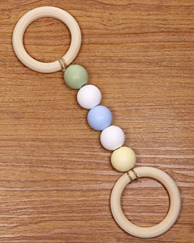 Penta Angel Wooden Rings 5Pcs 85mm Natural Unfinished Solid Wood Rings Smooth Wood Circles for DIY Craft Pendant Connectors Jewelry Making (85mm) PENTA ANGEL