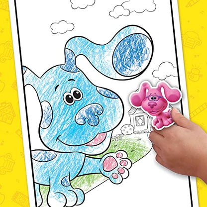 Crayola Blues Clues Coloring Book with Stickers, Gift for Kids, 96 Pages, Ages 3, 4, 5, 6 - WoodArtSupply