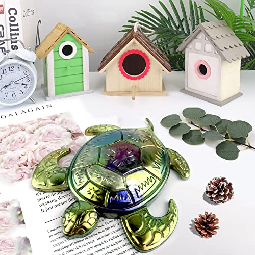 Voaesdk Sea Turtle Resin Molds Silicone, Cute Turtle Epoxy Molds, DIY 3D Large Animal Silicone Molds for Resin Casting,Wall Hanging, Desktop Ornament Voaesdk