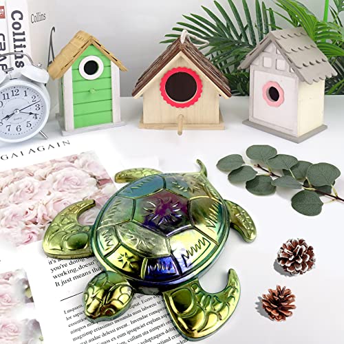 Voaesdk Sea Turtle Resin Molds Silicone, Cute Turtle Epoxy Molds, DIY 3D Large Animal Silicone Molds for Resin Casting,Wall Hanging, Desktop Ornament - WoodArtSupply