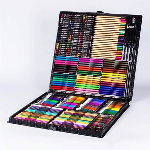 RMENST 258-Piece Art Set, Deluxe Professional Color Set, with Portable Case, Art Kit Gift Painting & Drawing Supplies Kit, for Kids, Adults - WoodArtSupply