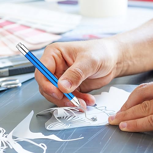 2pcs LED Weeding Tools for Vinyl, Vinyl Weeding Tool with 2 Different Hooks Lighted Weeding Tool Craft Vinyl Tool for Crafting Silhouettes Cameos DIY PEUTIER