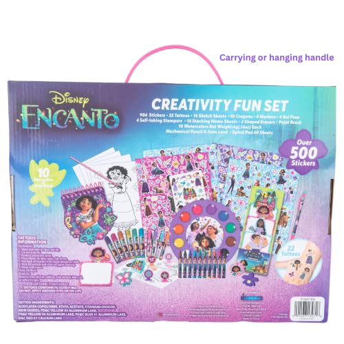 Innovative Designs Disney Encanto Creativity Fun Kids Art Set for Coloring, Painting, and Crafts Innovative Designs