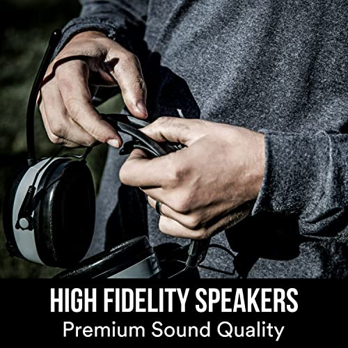 3M Worktunes Bluetooth Hearing Protection with Am/fm Radio, Black and Grey 3M Safety