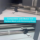 Rubber Roller Replacement Compatible with Cricut Maker/Maker 3, Mat Guide Rubbers for Cricut Repair Accessories… FEOXSHAL