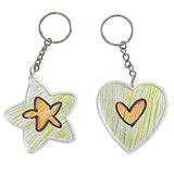 Colorations Create Your Own Keychain Craft Kit for Kids, Set of 12 – DIY Kit for Kids that Encourages Creativity – Easy and Fun – Includes Supplies Colorations